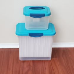 Paper Filing Storage Containers H 11.5" X  L 14" X W 9" & H 7.5" X L 9.5" X W 7.5"