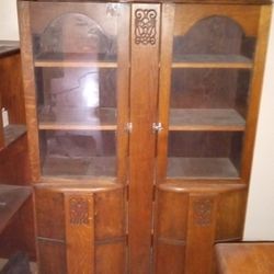Enclosed Bookcase With Glass Doors