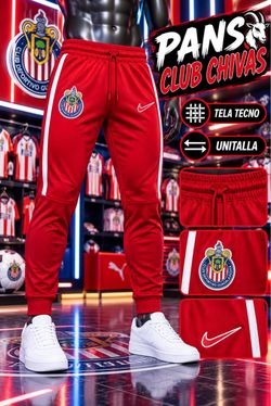 Club CHIVAS  NIKE Sweat Pant  Jogger Soccer Football Men ONE SIZE FIT ALL! ( M/ L)