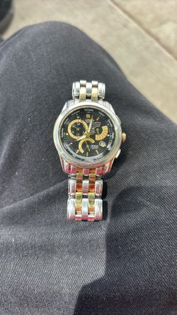 Citizen Men’s Eco Drive Calibre 8700 Alarm P,calendar Two Tone Watch BL8004-53E