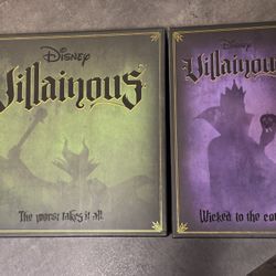 Disney Villainous Board Game With Expansion 