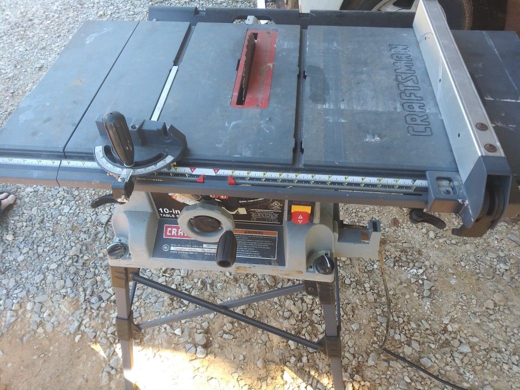 Craftsmen table saw