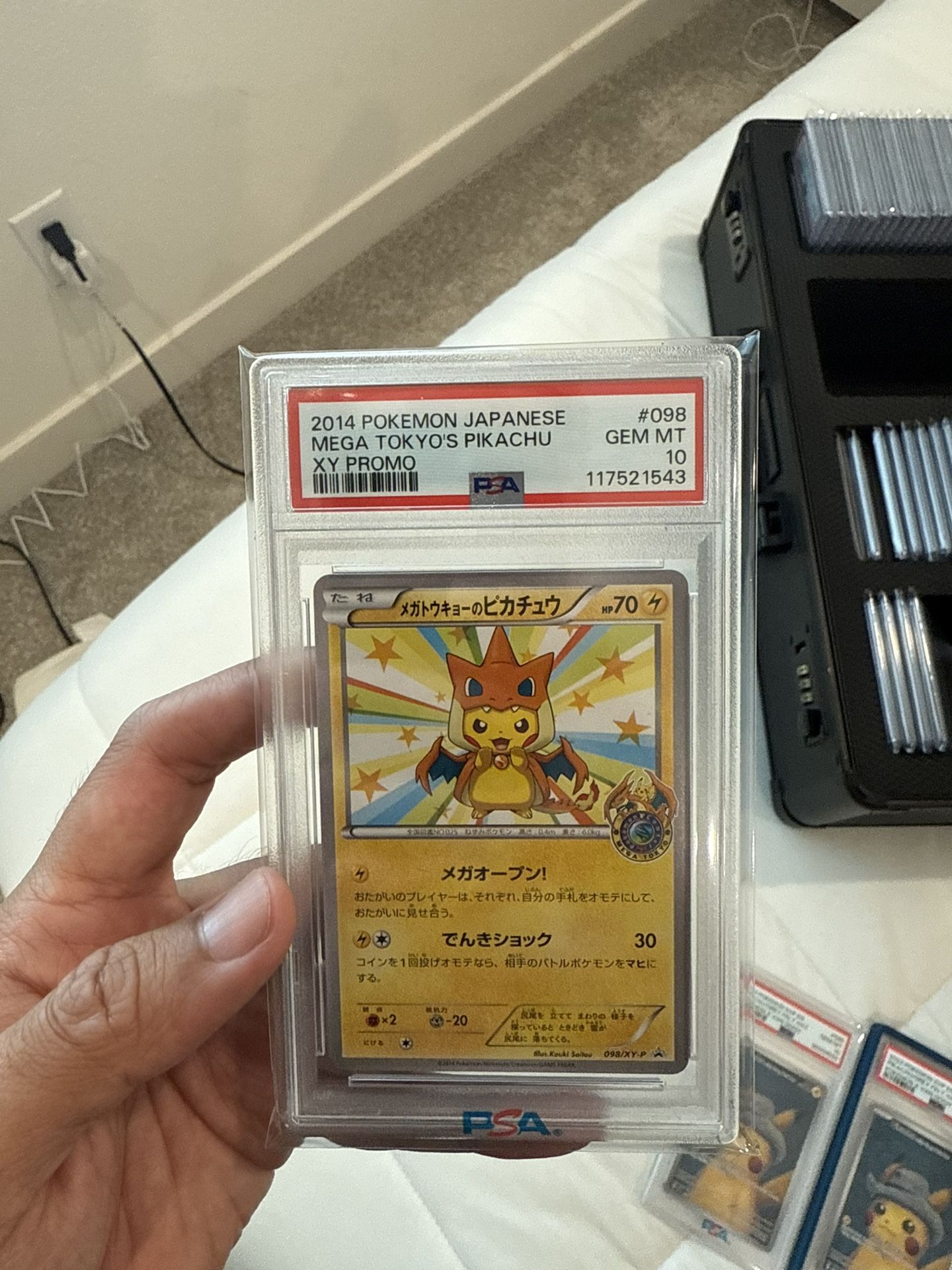 Pokemon Mega Tokyo Poncho Pikachu PSA 10