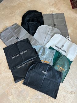 Mixed Brand Garment Bags - Armani, Banana Republic