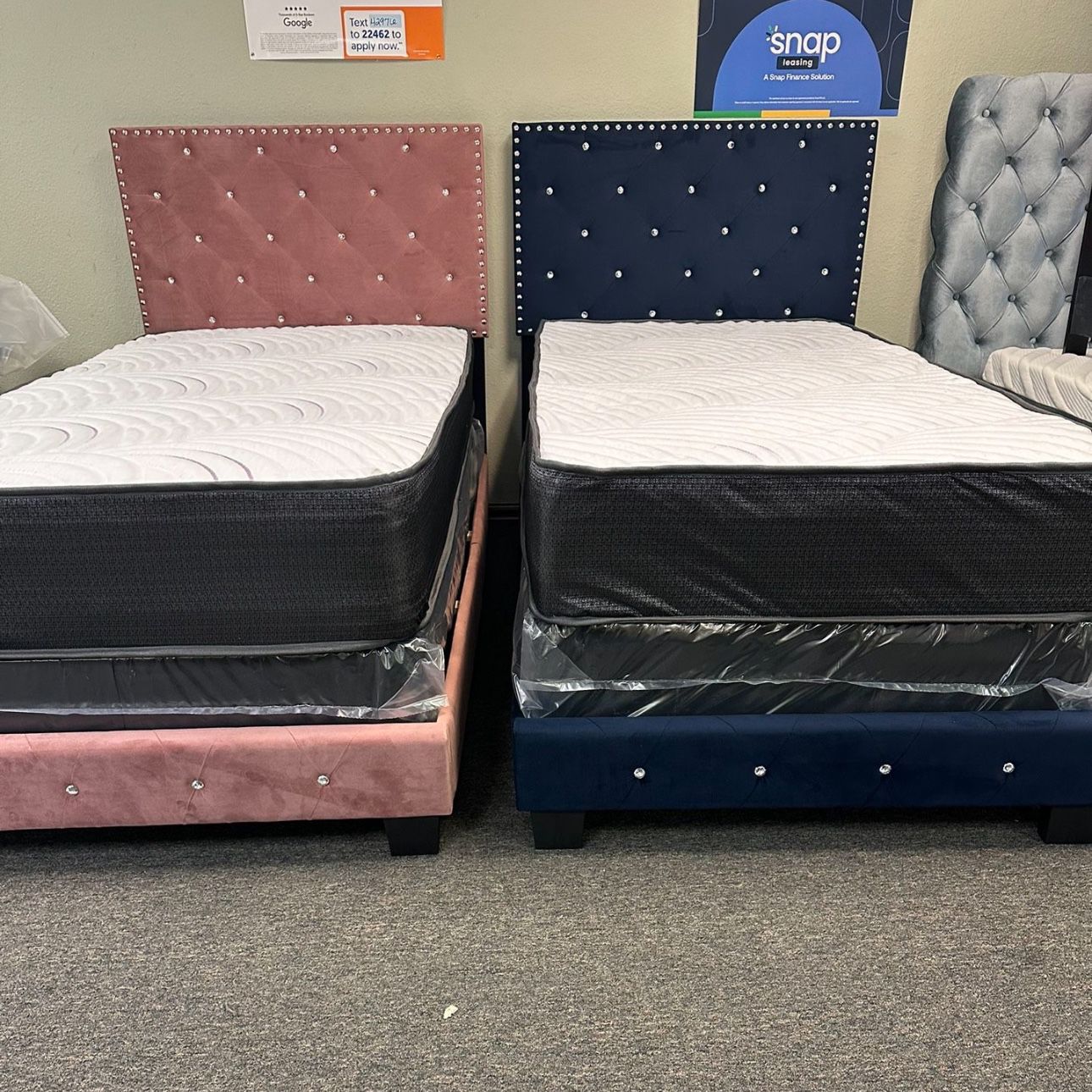 NEW TWIN FULL QUEEN KING SIZE BED WITH MATTRESS AND BOXSPRING INCLUDING FREE DELIVERY SPECIAL FINANCING IS AVAILABLE 
