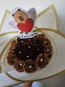 Beautiful Bouquet 💐 🧸🧸🤎🤎🤎