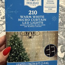 6 pack- warm white curtains LED lights