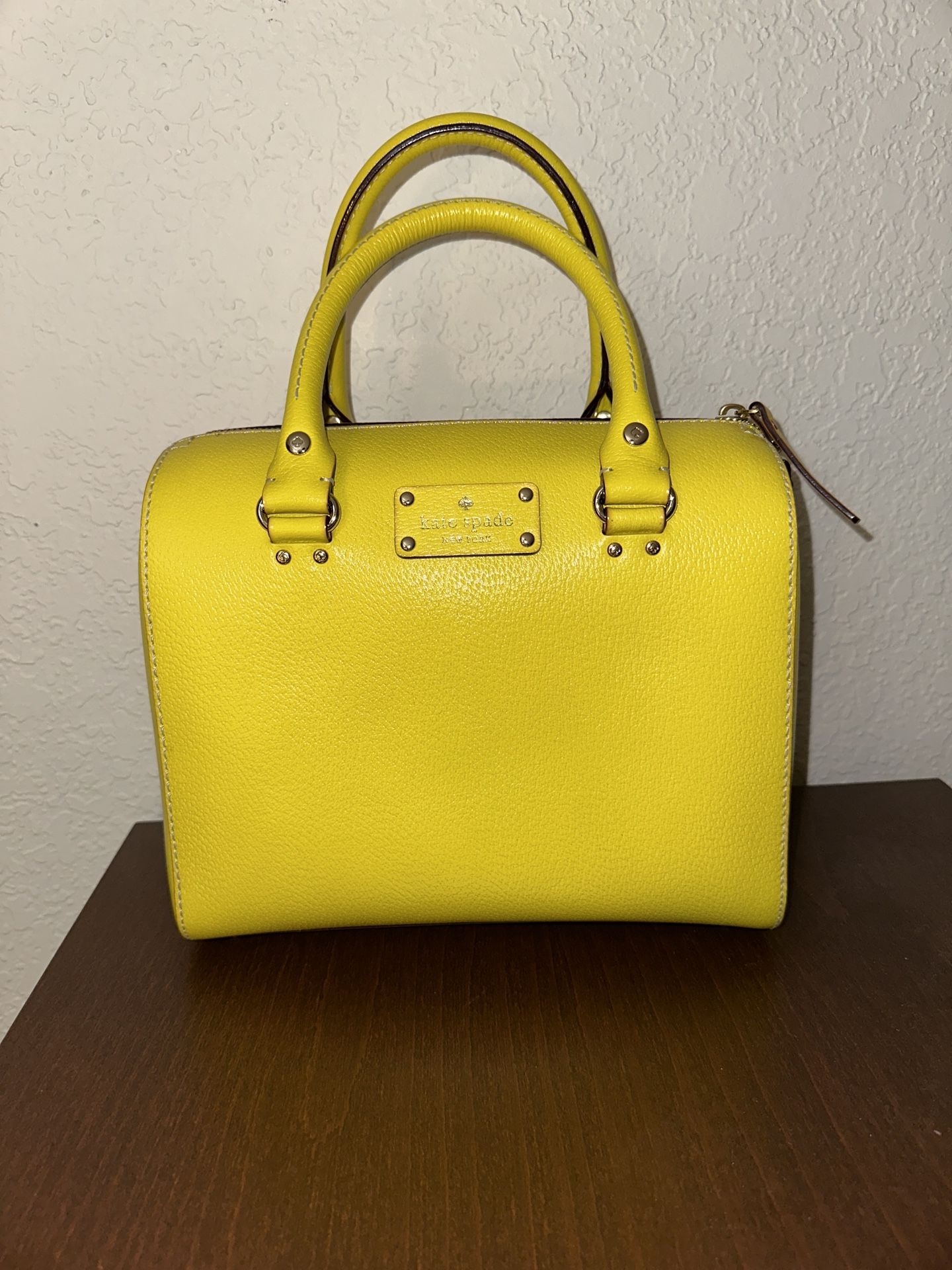 Kate Spade Yellow Leather Handbag