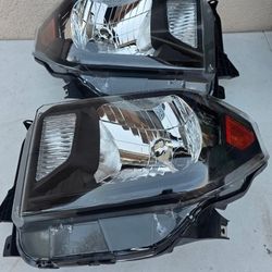 14-21 Toyota Tundra Headlights Luces Micas Calaveras Faros Faroles Focos Headlamps 