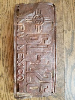 Nm license plate antique