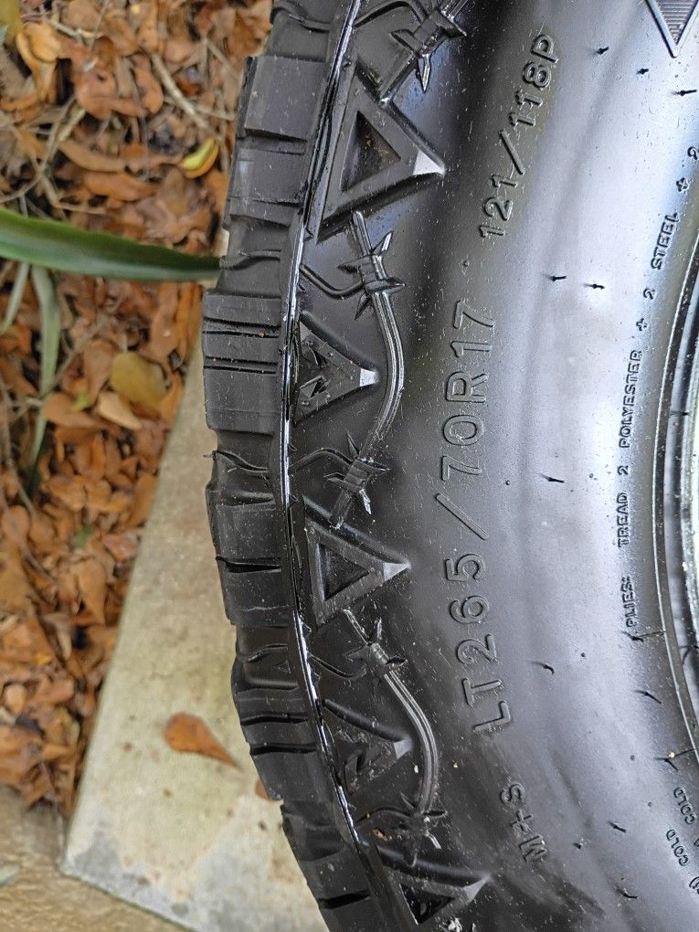 265/R17 Fierce Attitude Mud Tires