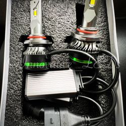 Led Headlights Size 9007 Luces 6000k Bright Glacier White 