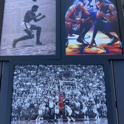 Pictures. 3 Items. Michael Jordan, Kobby Bryant, Muhammad Ali. Pre Owned. 