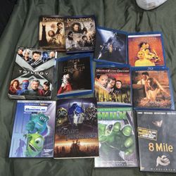 Movies DVD And Blue Ray 