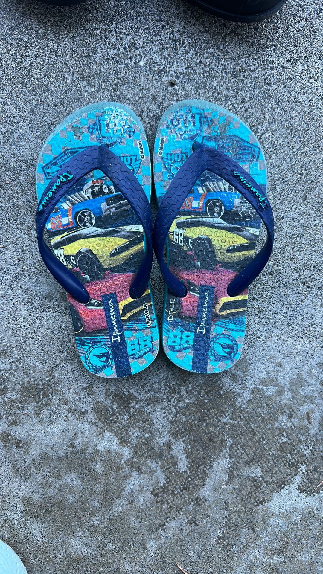 Ipanema Hot Wheels Slippers - Toddler 10/11