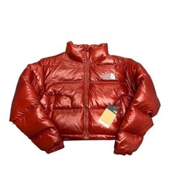 The North Face Womens Nuptse 700 Fill Short Jacket SIZE S And M