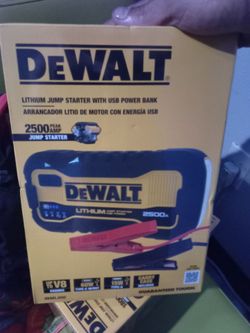 DeWalt 2500amp jump starter