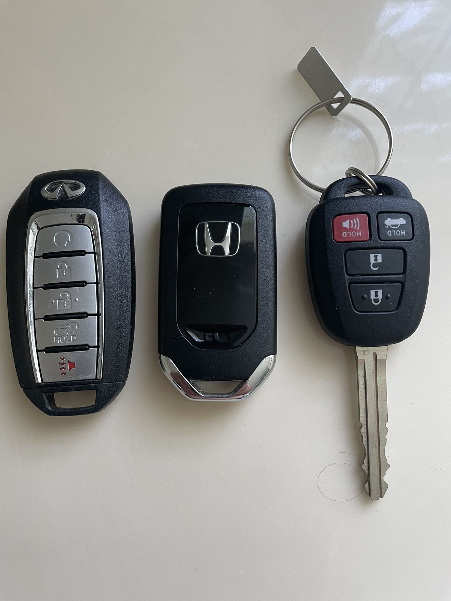 Keys Infinity  Honda  Toyota 