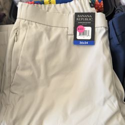 Men Banana Republic Commuter Pants Size 36 X 34