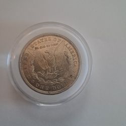 1921 Morgan silver dollar