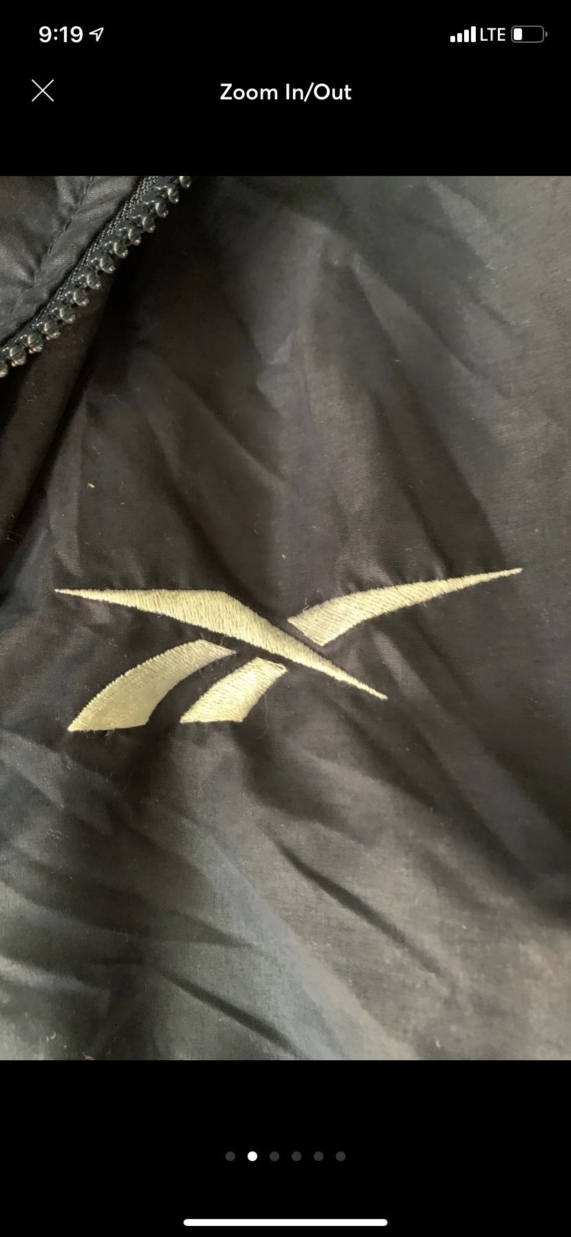 Vintage Reebok jacket sz m in good condition