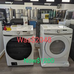 Samsung Front Load Washer And Dryer Set $0 Down Financing Available 