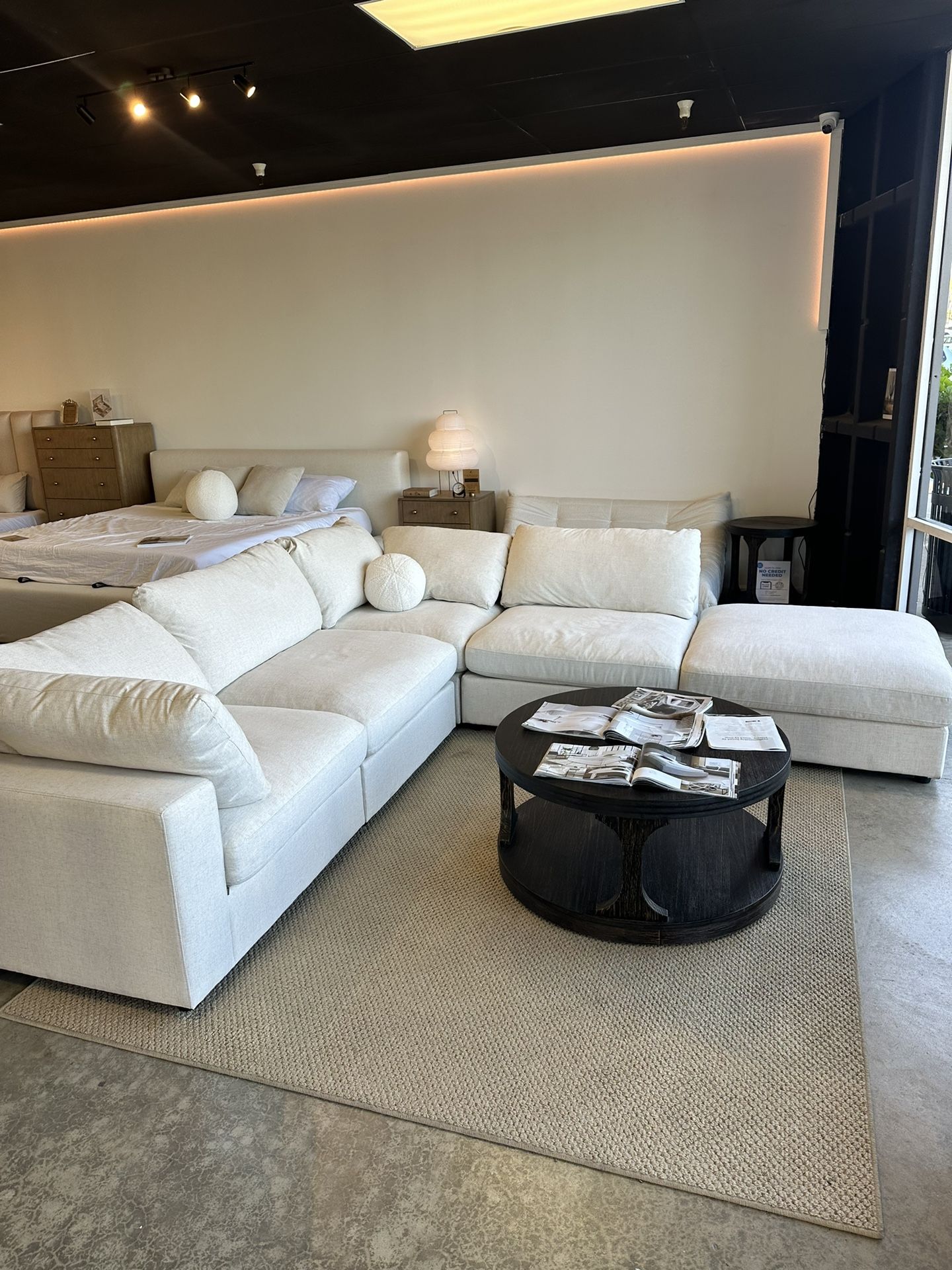 NEW βοΈ Modular Cloud Sofa Couch Sectional With Reversible Ottoman