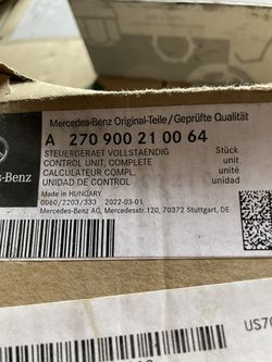 A 270 900 21 00  Ecu  / Me