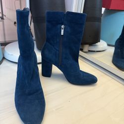 Jessica Simpson Kaelin blue heel boots womens size 6.5