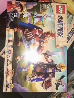 Legos 75641 One Piece Dr. hiriluk's hideout & Legos 75644 One Piece Dory vs Brogy Giants of little Garden