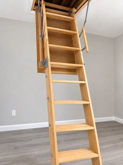 Attic Pull-Down Ladder – Wooden