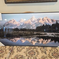 48" By 24" Out Door Moutin scene.