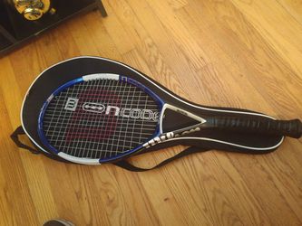 Ncode nFocus Wilson tennis racket with case