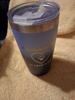 Stainless Steel Insulated Tumbler Blue Ombre