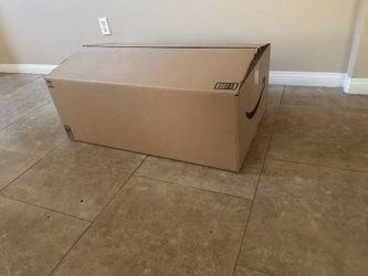Large Empty Box 36” L X. 22”W. X 13.5” H