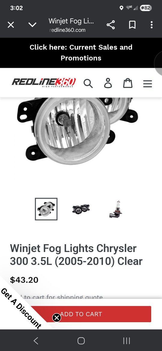 Foglights For Dodge Chrysler And Jeep Vehicle