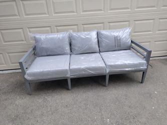 Outdoor patio deep seating couch