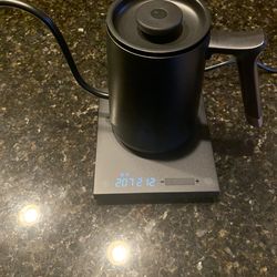 Timemore fish smart electric coffee kettle 600ml, Gooseneck pour over