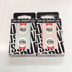 144 2018 WSOP Plastic Decks For $180