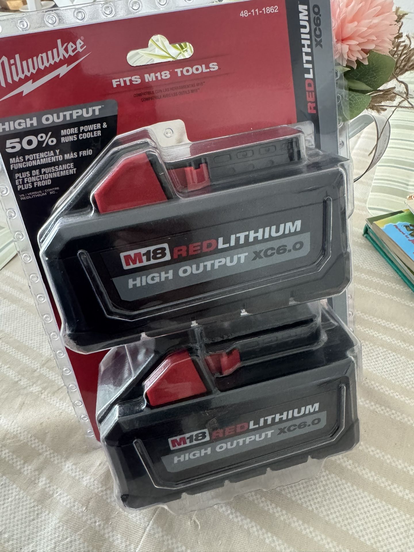 MILWAUKEE M18 BATTERIES 6.0