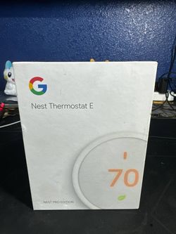 Google Nest Thermostat E Pro Edition