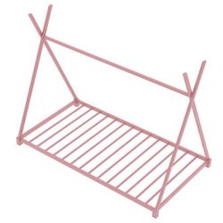 Pink Floor Twin Size Bed