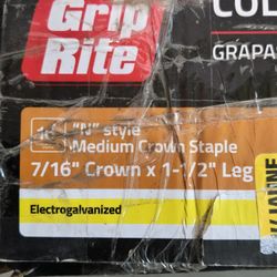 Grip-Rite
Crown Staples 