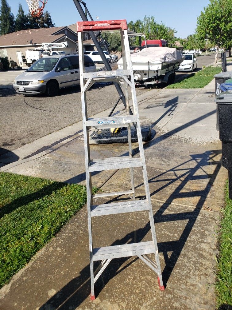 6ft Werner I Ladder 60firm Used Works As Attended See Pictures For Specs