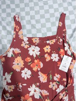 Women’s NWT No Boundaries Floral Wrap High-Low Dress, XXL