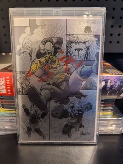 Invincible battle beast 11 sdcc exclusive one piece luffy homage comic
