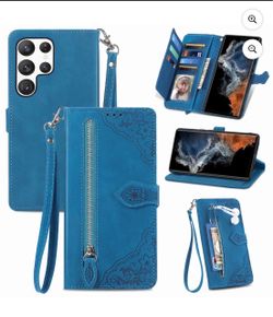For Samsung Galaxy S24 Ultra S23 S22 A55 A56 Wallet Leather Card Slot Case Cover