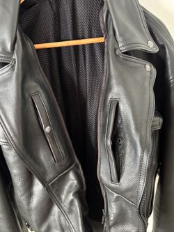 Leather jacket- excellent shape  ( L)