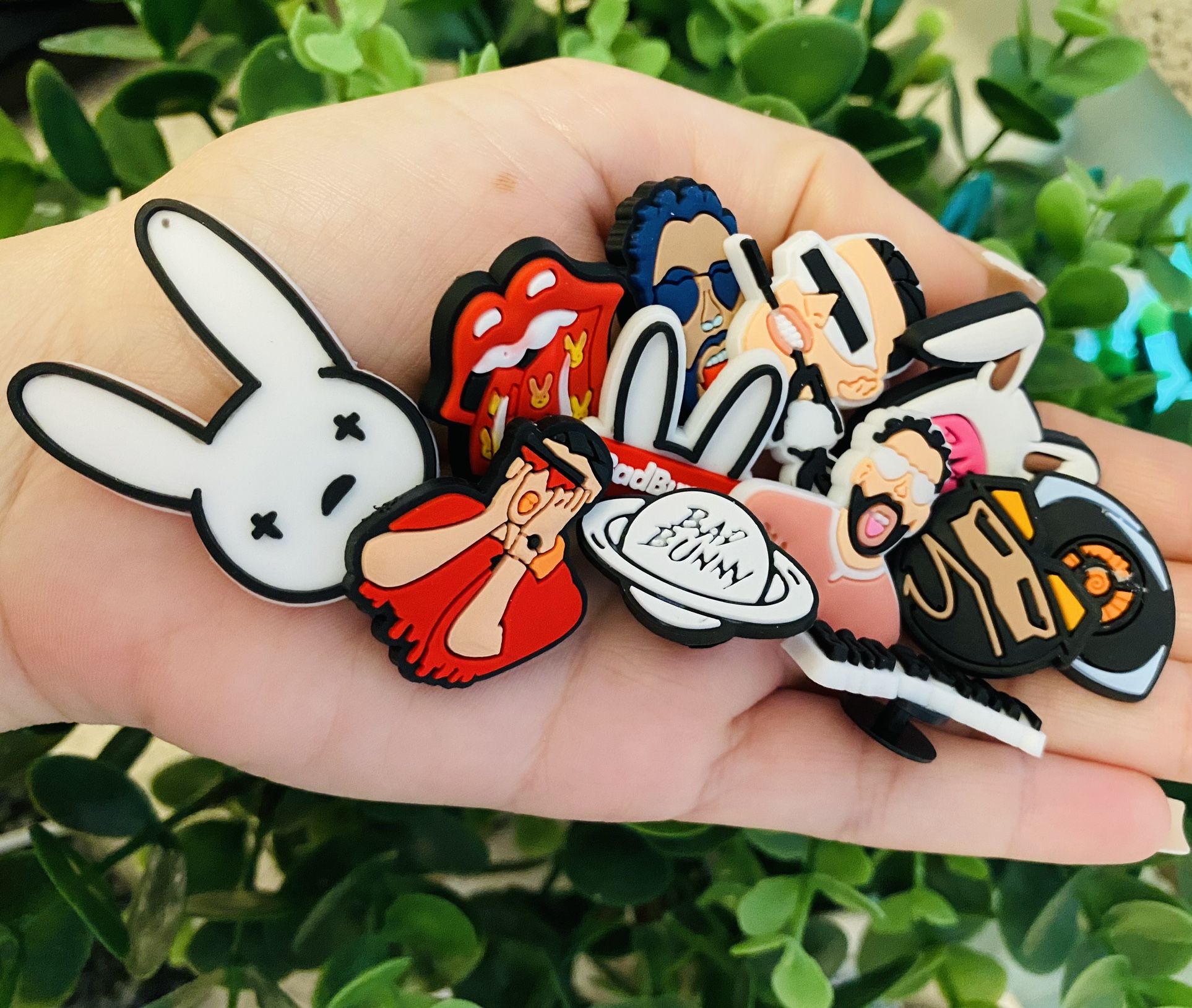 BADBUNNY CROC CHARMS
