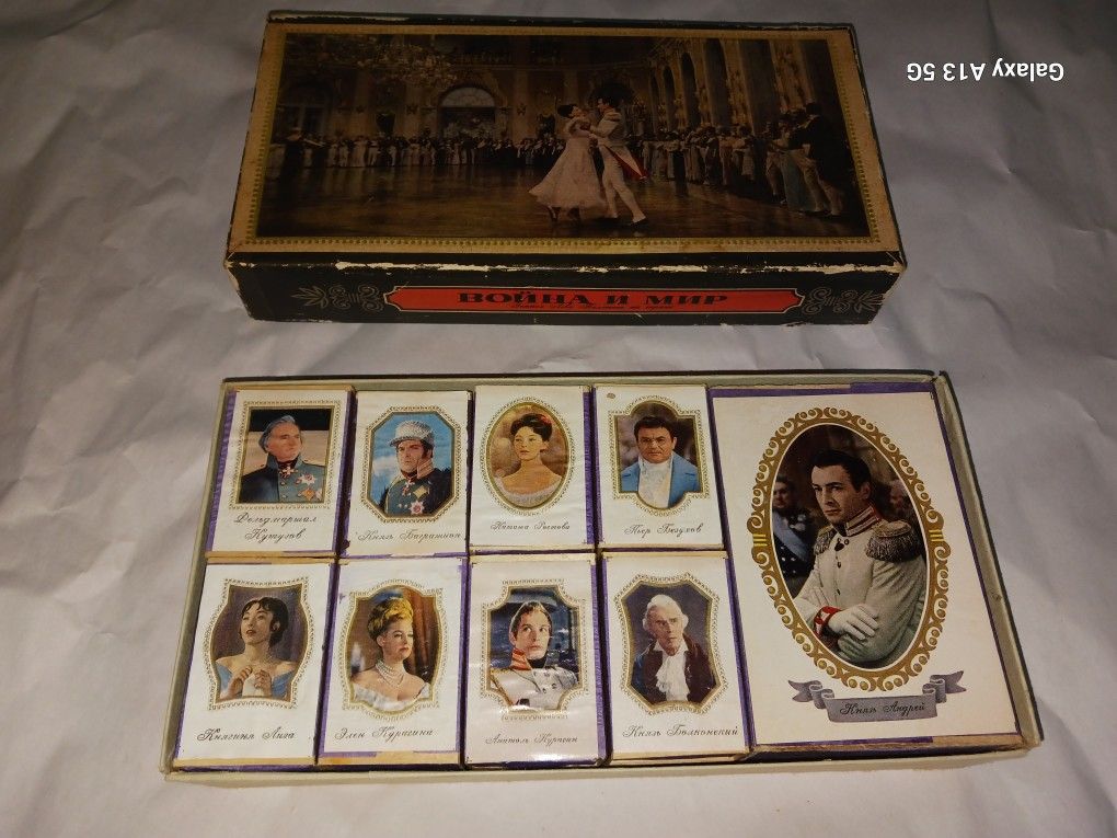 Vintage Soviet Era Matchbox Set